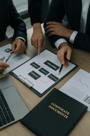 Estrategias corporativa, qué es un holding, cómo funciona un holding corporativo, estrategias comerciales