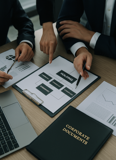Estrategias corporativa, qué es un holding, cómo funciona un holding corporativo, estrategias comerciales